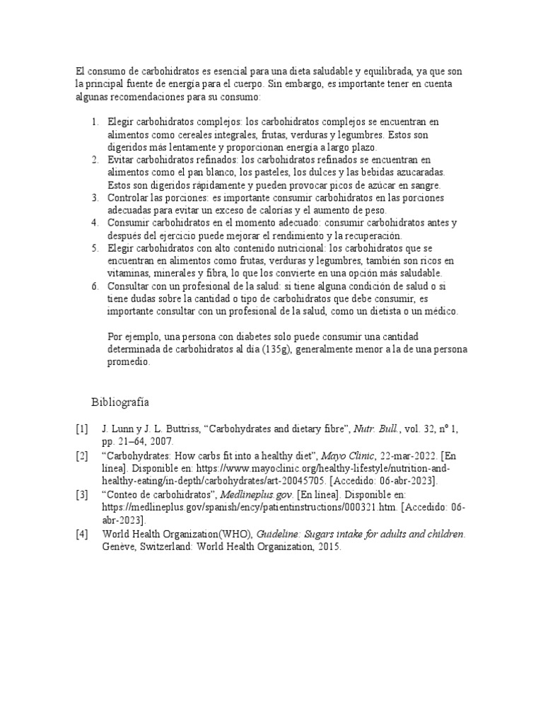Alimentos Carbohidratos | PDF | Carbohidratos | Legumbre