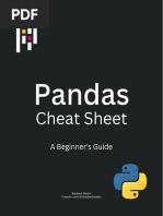 Python Pandas Cheatsheety