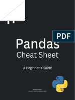 Python Pandas Cheatsheety