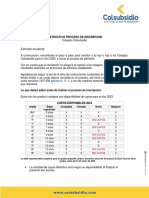 Instructivo Proceso de Inscripciones Colegios Colsubsidio 2023