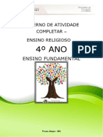 Atividades de Ética Religiosa para 4o Ano