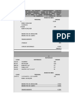 Mano de Obra Clave Personal Unidad: CUAD-01 2 Ayudantes + 1 Ofc Albañil JOR