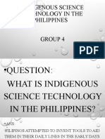 Indigenous Science Technology in The Philippines