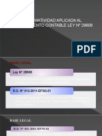 Normatividad Aplicada Al Saneamiento Contable Ley #29608