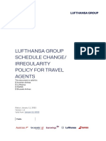 Schedule Change Policy For TA LH Lufthansa