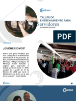 Taller de Entrenamiento Para: Servidores