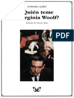 Quien Teme A Virginia Woolf de Edward Albee