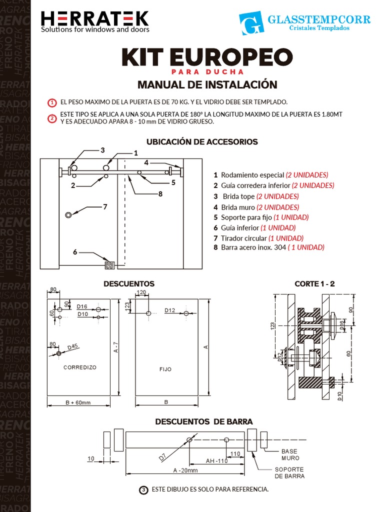 Ficha Tecn. Kit Europeo Herratek PDF
