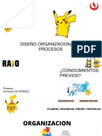 Diseño Organizacional Y Procesos: Profesor: Armando GUTIERREZ