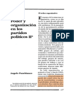 Panebianco Poder y Organizacion en Los Partidos Politicos
