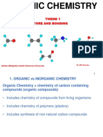 Organic Chemistry: Theme 1 Chapter 1: Structure and Bonding