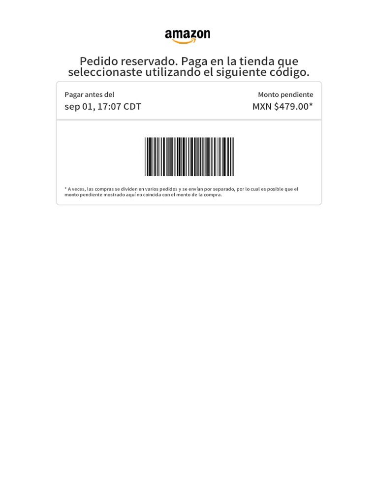 Codigo de Barras de Amazon | PDF