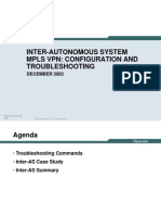 Inter-Autonomous System Mpls VPN: Configuration and Troubleshooting