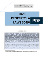 2023 Property Law LAWS 3049A