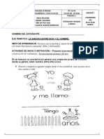 Vive Desde Dios Hacia La Comunidad. (DBA 5 SOCIALES) Personal y Del Otro