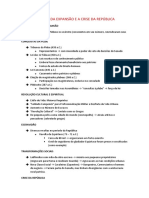 República Romana: expansão, crise e ascensão dos militares