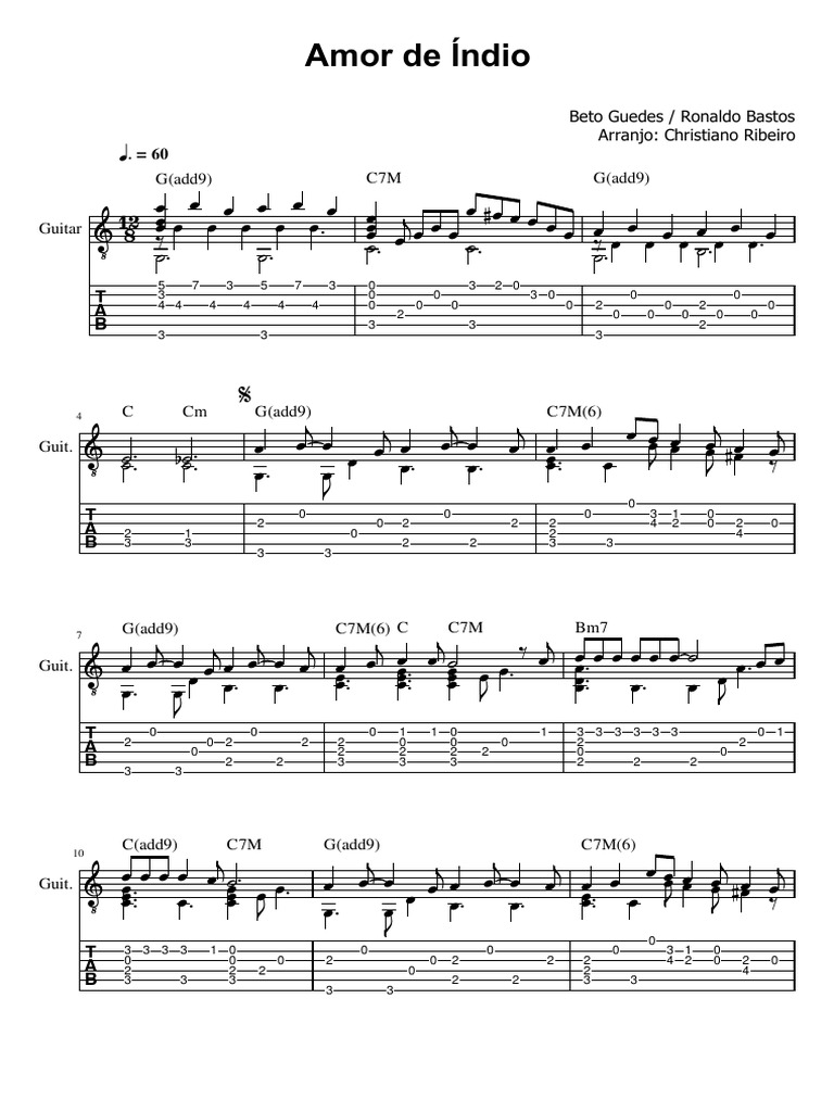Guitar Sheet for 