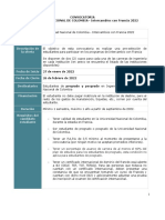 Convocatoria Intercambios Francia 2022 Docx