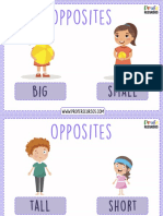 Opposites Flashcards PDF