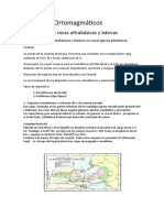 Depósitos Ortomagmáticos: CR, PT, Ti, Fe en Rocas Ultrabásicas y Básicas