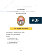 Universidad Nacional San Agustín de Arequipa: Tema: "Psicología Del Terrorismo"