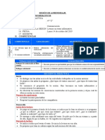 SESIÓN DE APRENDIZAJE - Comunicacion