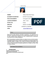 Nombre Documento de Identidad Fecha de Nacimiento Lugar de Nacimiento Estado Civil Dirección Teléfono E-Mail