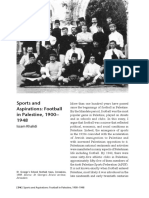 How football reflected political and social conditions in Mandate Palestine