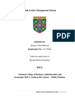 Final Year Project Documentation Bank Locker Management System