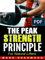 The Peak Strength Principle For Natural Lifters