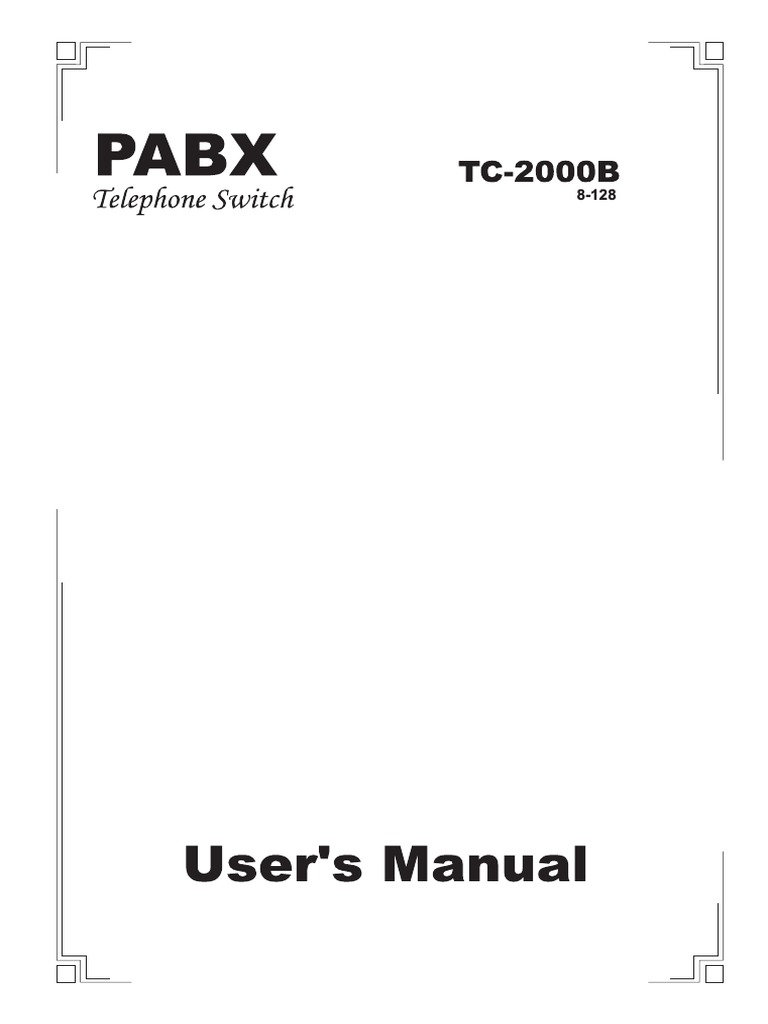 2000B Manual | PDF