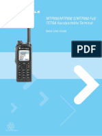 Mtp850/Mtp850 S/Mtp850 Fug Tetra Handportable Terminal: Basic User Guide