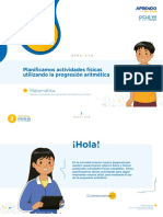 2 Planificamos Actividades Físicas Utilizando La Progresión Aritmética