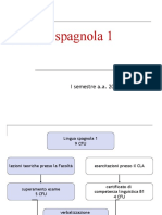 Lingua Spagnola 1: I Semestre A.A. 2011/2012
