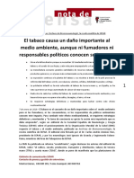 SEPAR NP Tabaco y Contaminación Ambienta