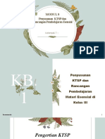 MODUL 8 Penyusunan KTSP Dan Rancangan Pembelajaran Esensial