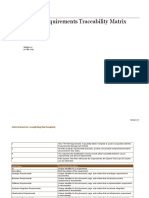 TT5119 Requirements Traceability Matrix Template