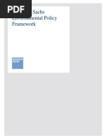 Goldman Sachs Environmental Policy Framework