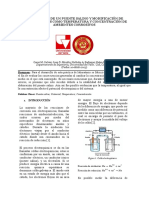 Elaboración de Un Puente Salino y Modificación de Variables Tales Como Temperatura y Concentración de Ambientes Corrosivos