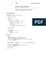 Practica Método Quicksort