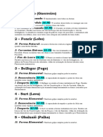 Espíritos e Formas Demoníacas