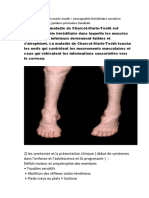 1-Maladie de Charcot-Marie-Tooth Neuropathie Héridétaire Sensitivo Motrice Atrophie Jambier-Péroniére Familiale