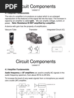 Lesson-4 Circuit Components