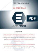 012 Exam Focus Dec 22