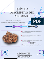Química Descriptiva Del Aluminio: Aylen Nicolle Canchila Royert Pregrado de Química, Universidad de Antioquia