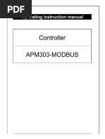 Controller Controller Apm3 Apm3 3 3 Modbus Modbus: Operating Instruction Manual