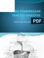 Teknik Pemeriksaan Tractus Digestive: Oleh: Nelida Erlince Pasaribu, S.Si - MKM