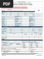 Senior Citizen Data Form | PDF | Chronic Condition | Income