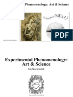 Experimental Phenomenology: Art & Science: Jan Koenderink