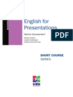 English For Presentations: Short Course